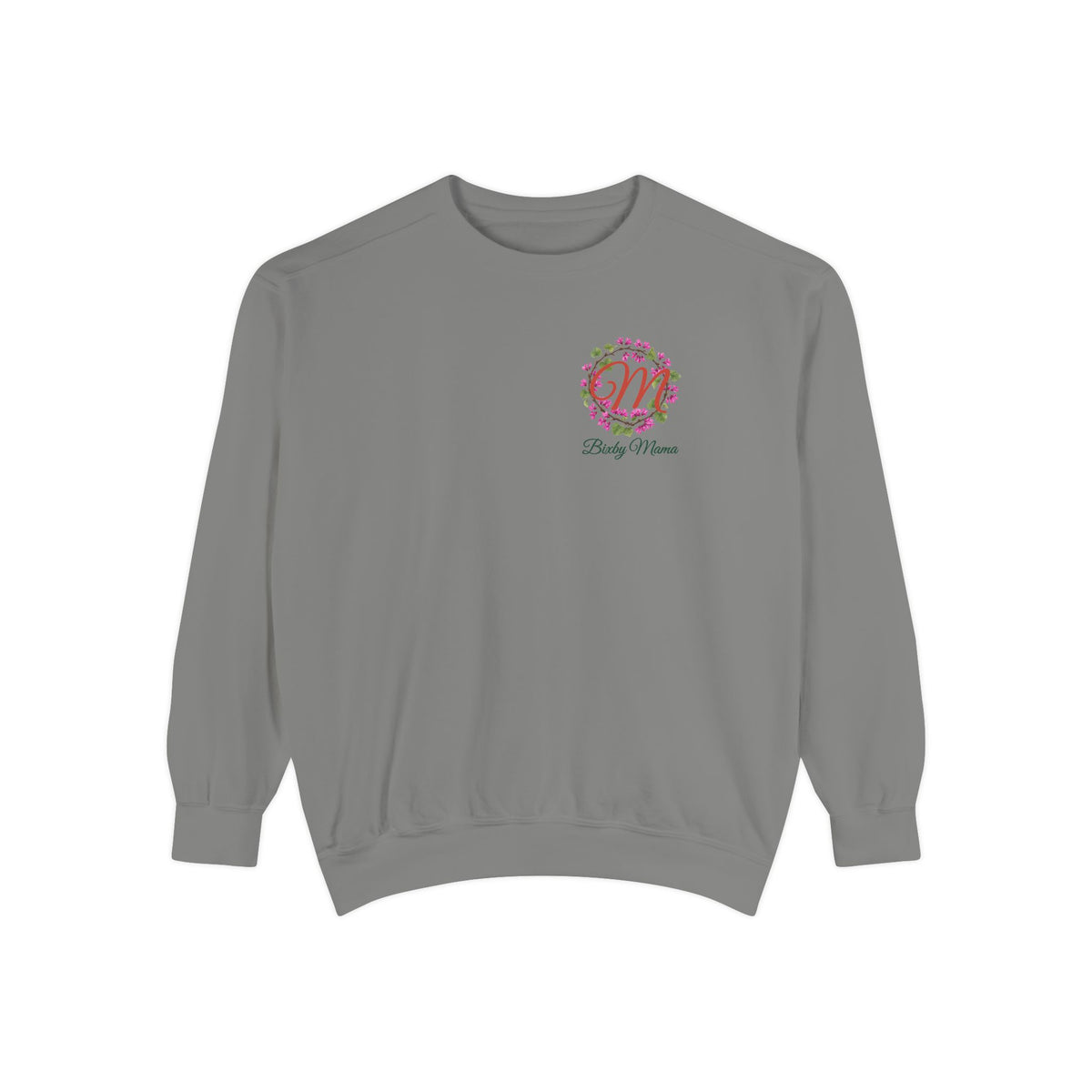 Bixby Mama Sweatshirt in Grey, front view
