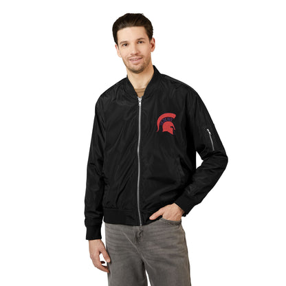 Bixby Red Logo Embroidered Premium Bomber Jacket