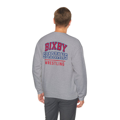 Bixby Spartan Wrestling Gildan Sweatshirt