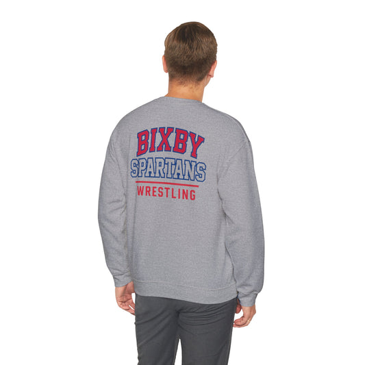 Bixby Spartan Wrestling Gildan Sweatshirt
