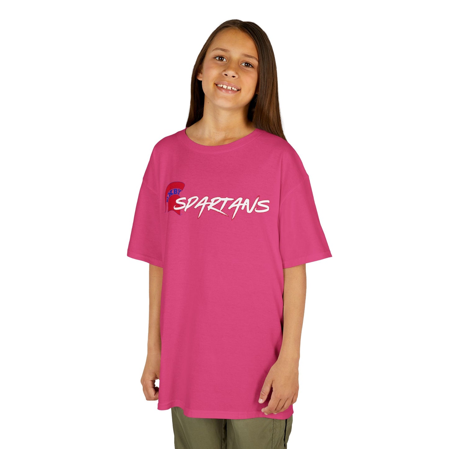 Spartans Red Logo Youth Gildan Tee