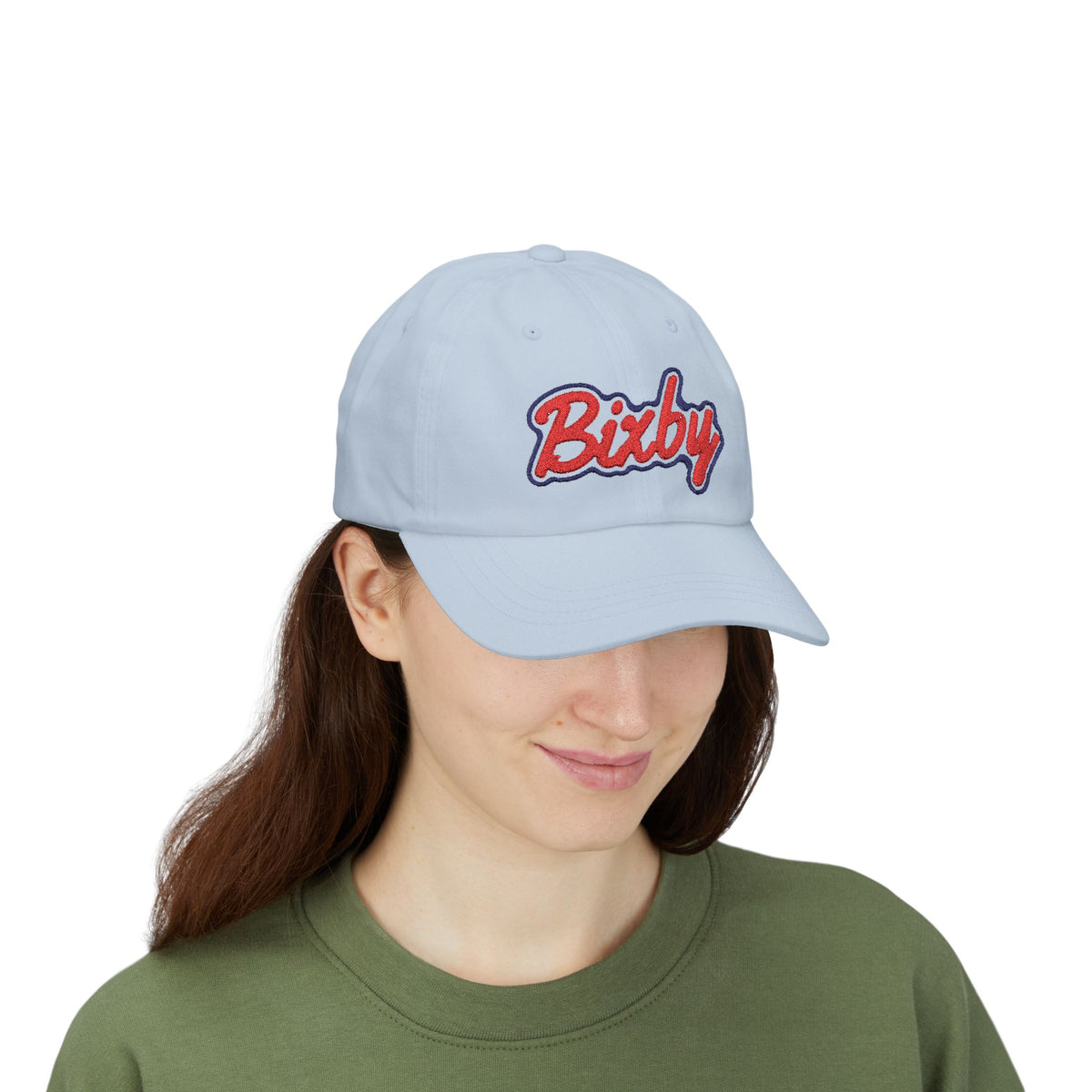 Bixby Spartans Retro Script Embroidered Dad Hat – Classic Adjustable Ball Cap