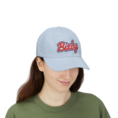 Bixby Spartans Retro Script Embroidered Dad Hat – Classic Adjustable Ball Cap