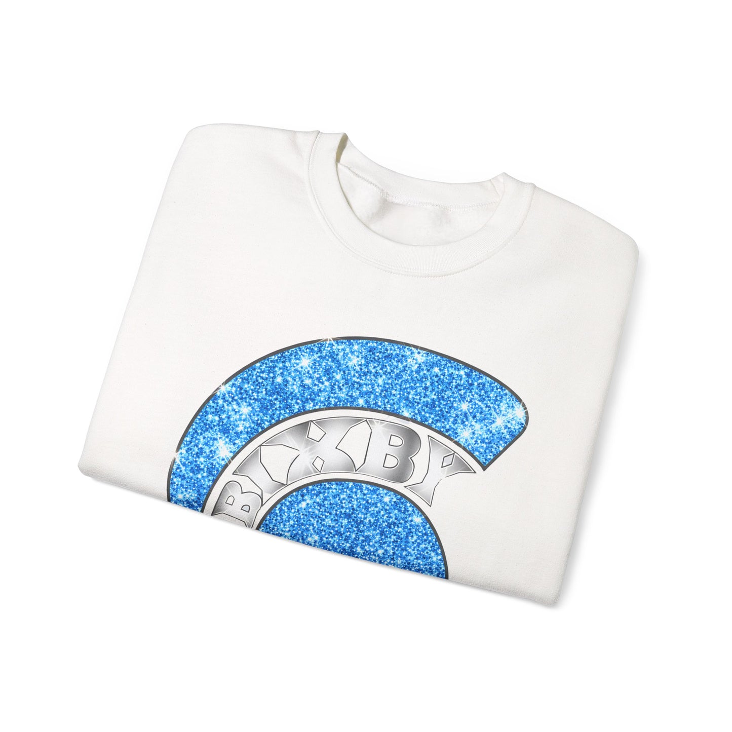Bixby Spartan Helmet Bling Gildan Sweatshirt