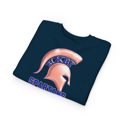 Bixby Spartans Metallic Rose Gold Toddler Rabbit Skins Sweatshirt