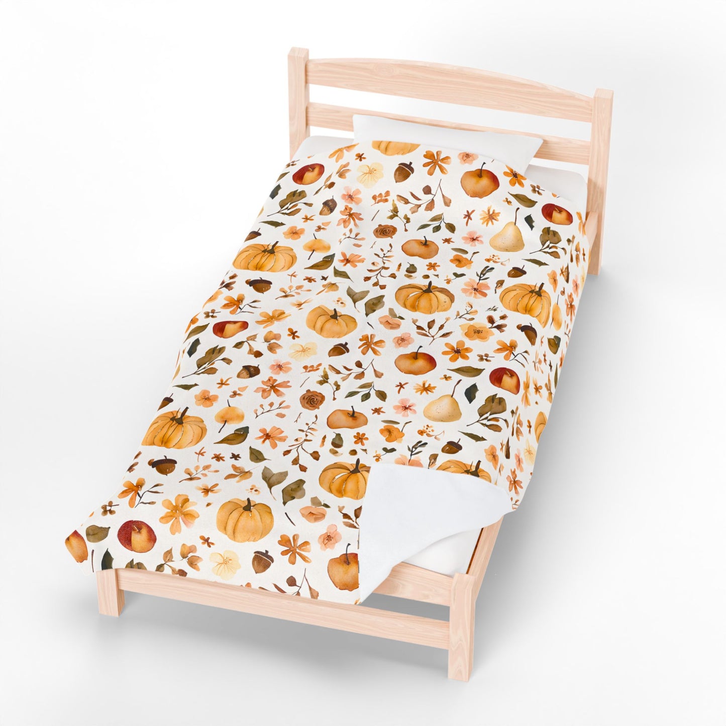 Autumn Vibes Velveteen Plush Blanket