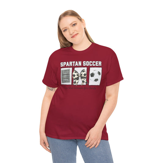 Spartan Soccer Tis The Season For Goals Gildan Tee