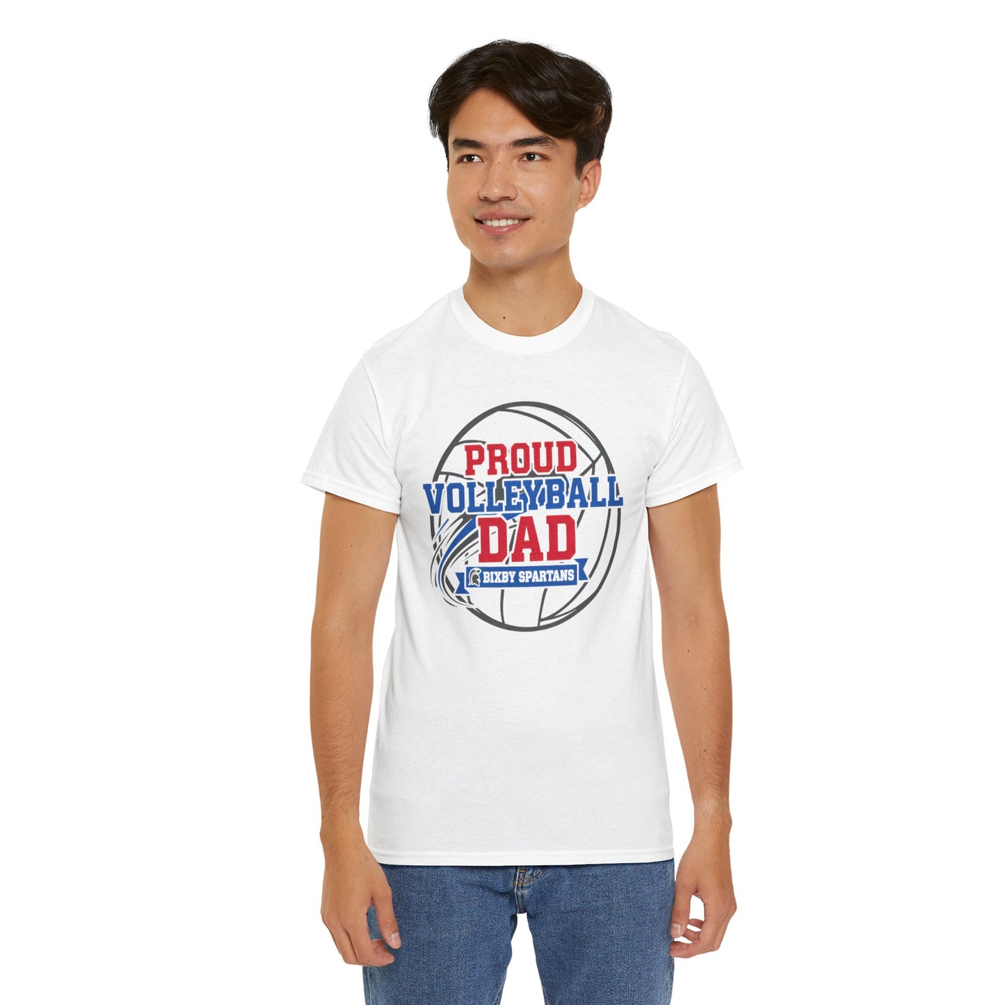Bixby Spartan Volleyball Dad Tee