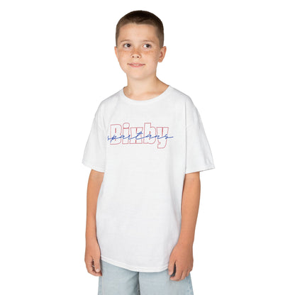 Bixby Spartans Cursive Youth Gildan Tee