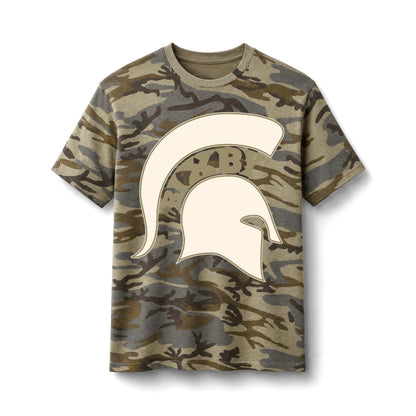 Bixby Spartans Camo Spartan Helmet Tee
