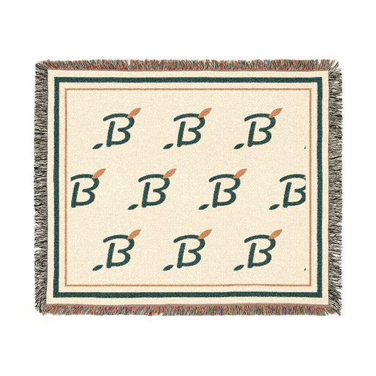 Bixby Garden Toile Woven Throw Blanket