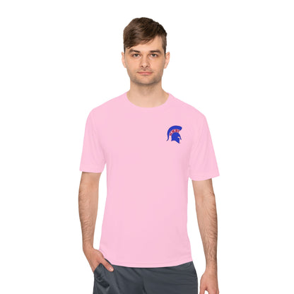 Spartan Blue Logo Adult Sport-Tek Tee