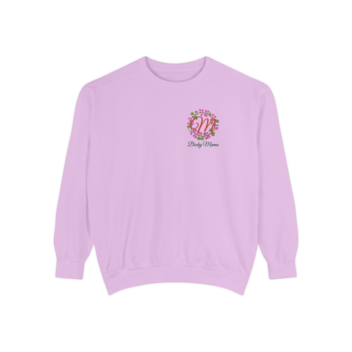 Bixby Mama Sweatshirt in Orchid, front view
