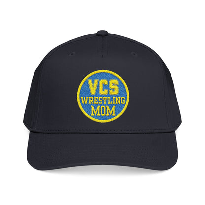 Wrestling Mom Baseball Cap – "VCS Wrestling Mom" Embroidered Mid-Profile Hat