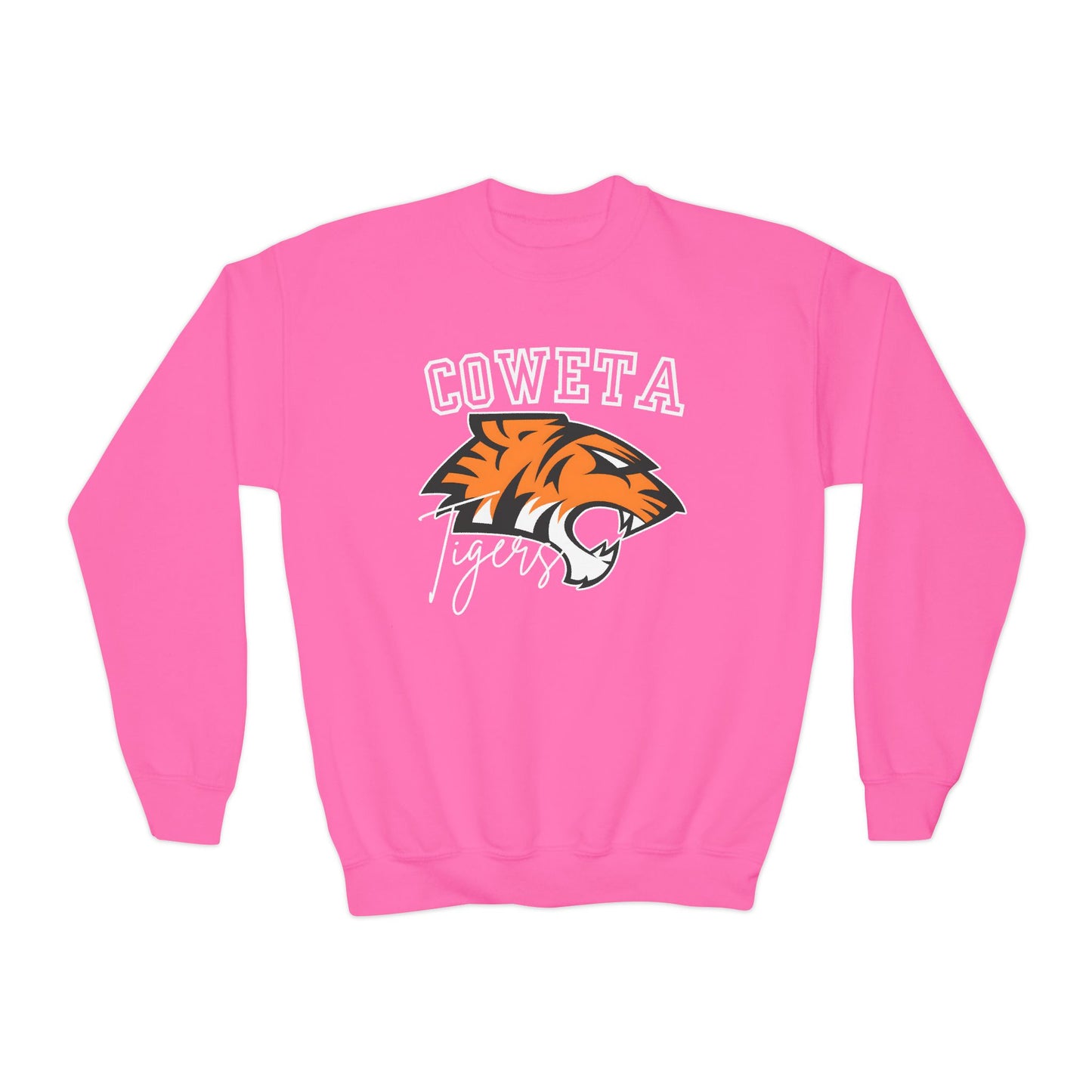 Coweta Tigers Youth Crewneck Gildan Sweatshirt