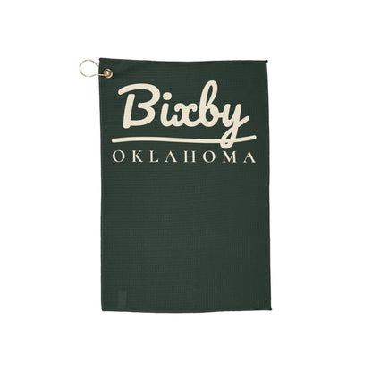 Bixby Garden Script Golf Towel