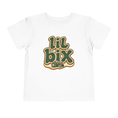 lil bix Groovy Tractor Toddler Tee