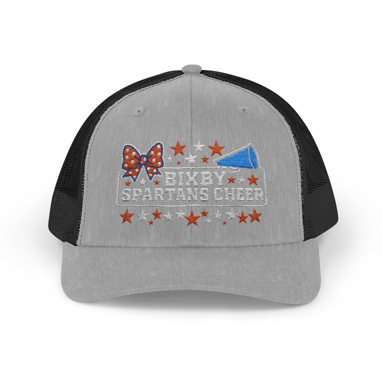 Bixby Spartans Cheer Embroidered Trucker Snapback