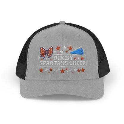 Bixby Spartans Cheer Embroidered Trucker Snapback