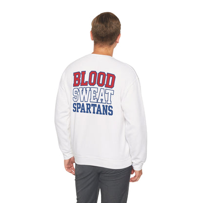 Bixby Spartans Blood Sweat Spartan Wrestling Sweatshirt