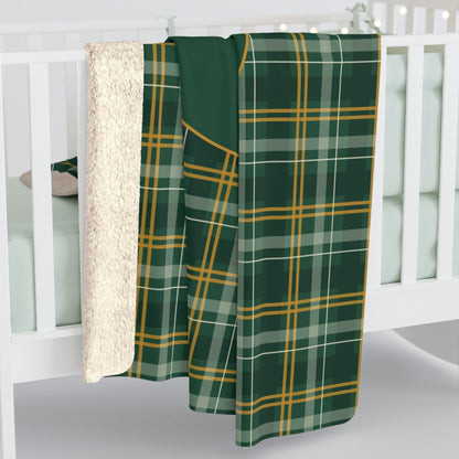 Merry & Bright from Bixby Plaid Sherpa Blanket