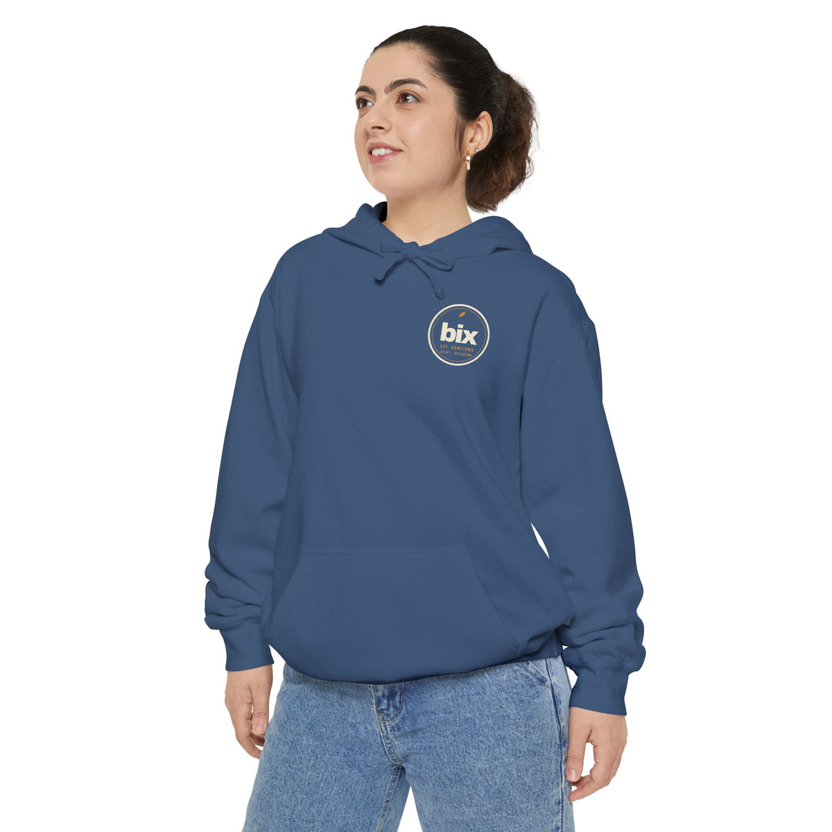 bix Stamp Left-Chest Hoodie