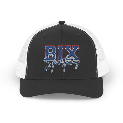 'BIX' Script Embroidered Trucker Snapback