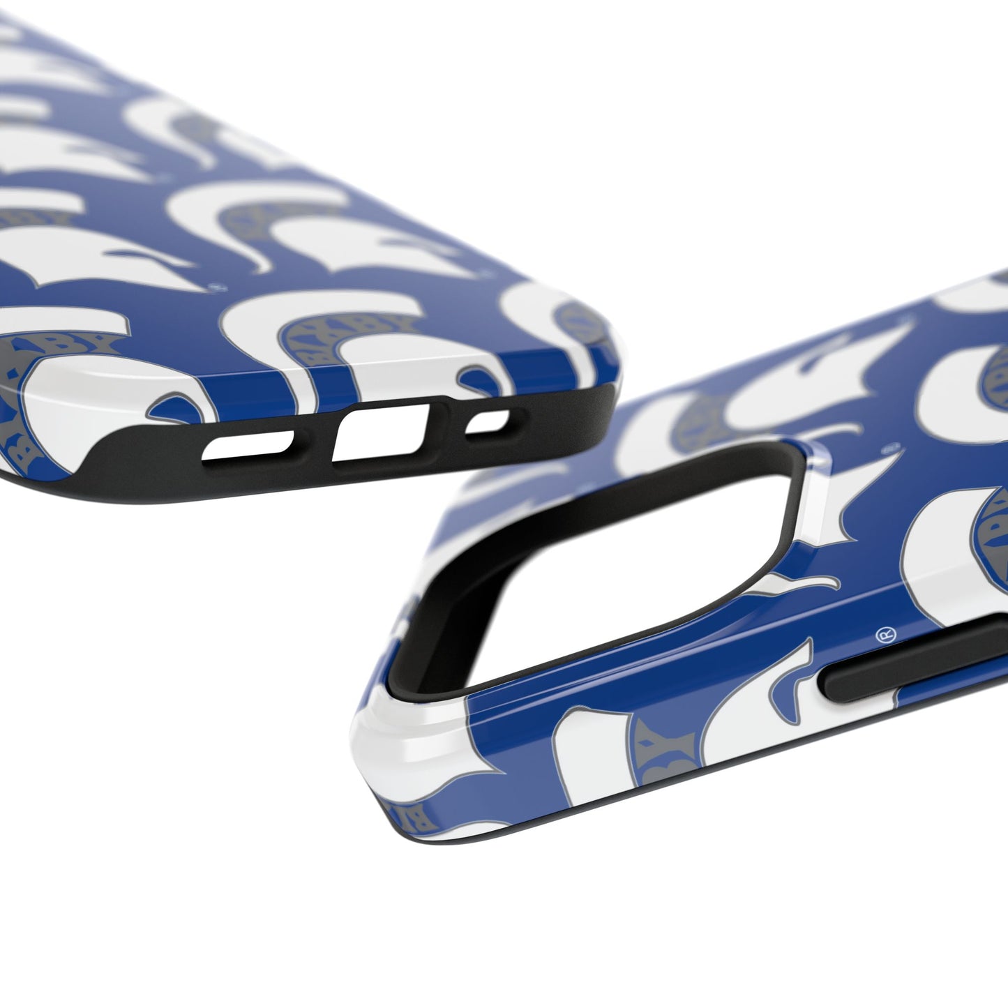 Bixby Spartan White Logo Impact Resistant iPhone Case