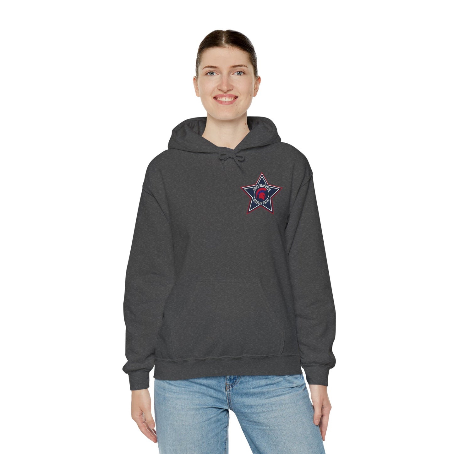 Spartan Pride Star Logo Gildan Hoodie