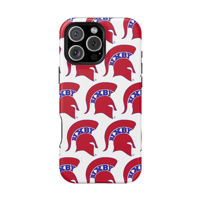 Bixby Spartan Red Logo Impact Resistant iPhone Case