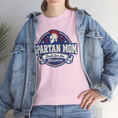 Spartan Mom T-Shirt - Built for the Bleacher, School Spirit Mom Tee