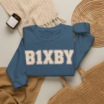 Bixby Spartans Vintage Fall Lettering Sweatshirt