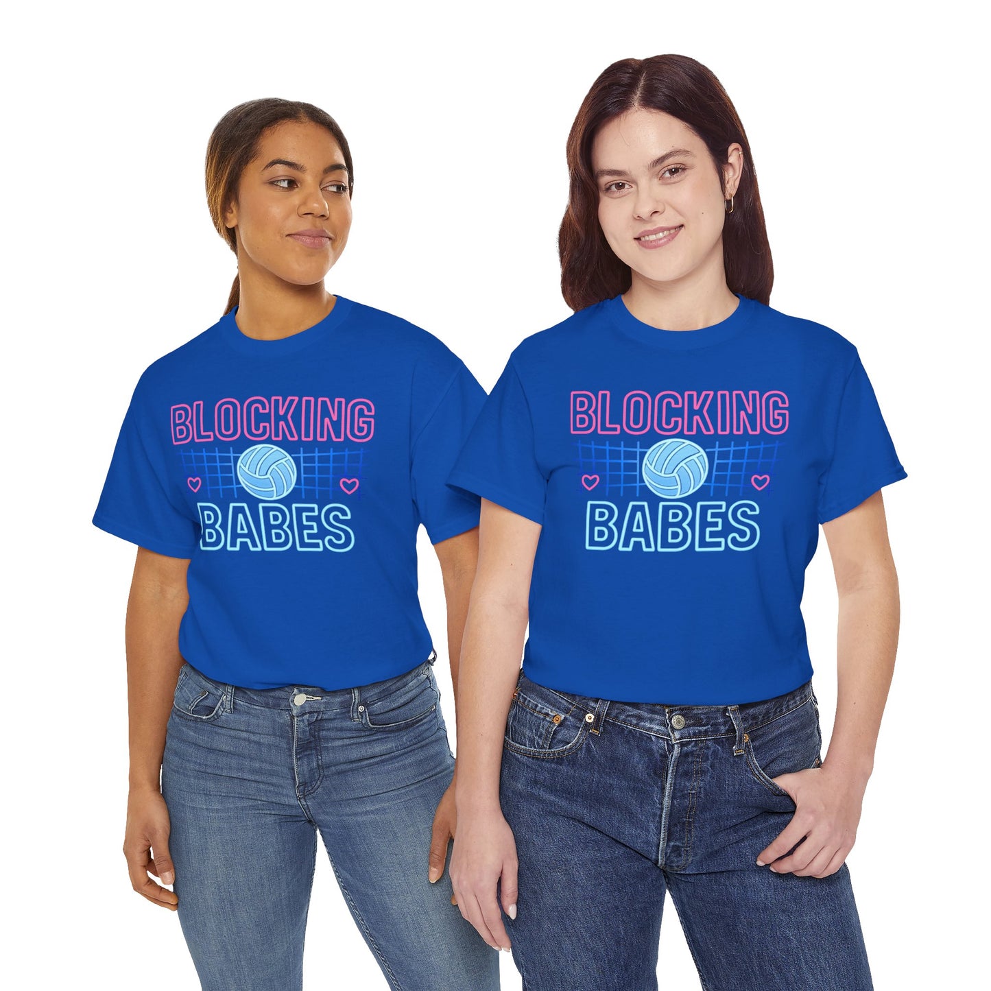 Bixby Spartan Volleyball Blocking Babes Tee