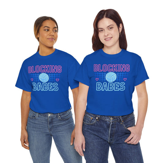 Bixby Spartan Volleyball Blocking Babes Tee