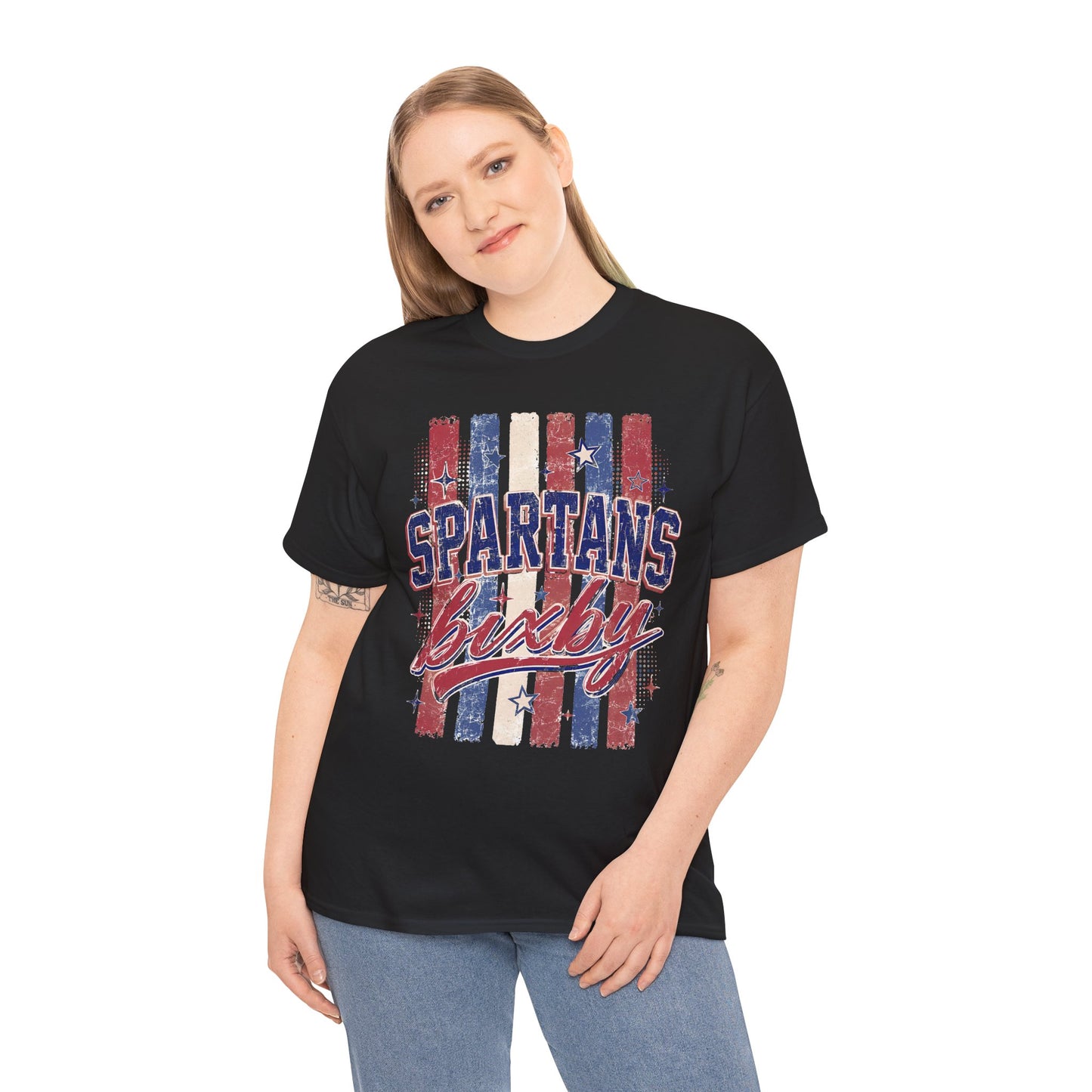Spartans Bixby Patriotic Tee