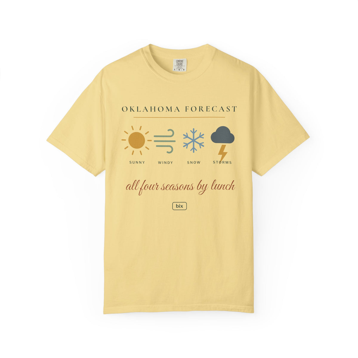 Oklahoma Forecast Tee | Comfort Colors