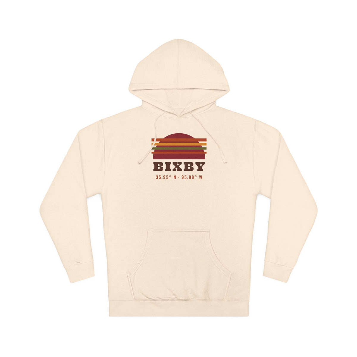 Retro Sunset Coordinates Hoodie