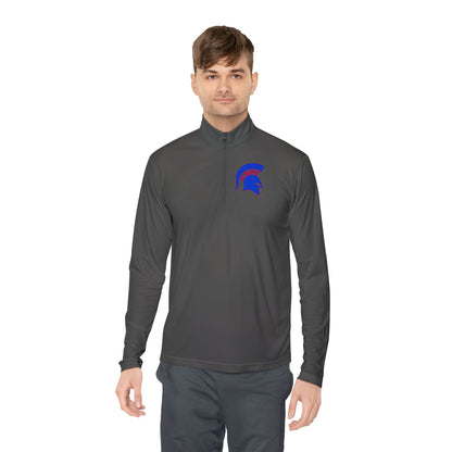 Spartan Blue Logo Sport-Tek Quarter-Zip Pullover