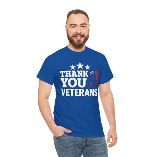 Thank You Veterans Military Appreciation Gildan Tee