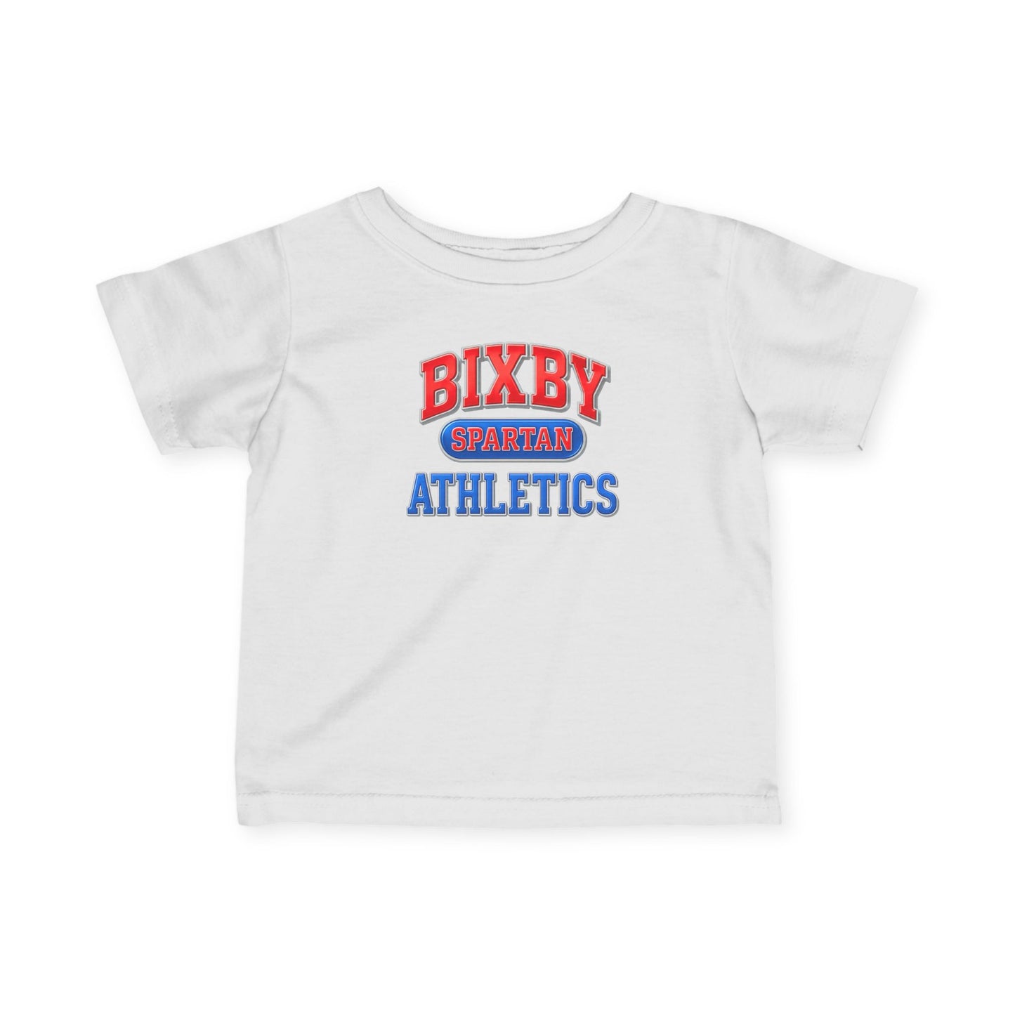 Bixby Spartan Athletics Infant Metallic Gildan Tee
