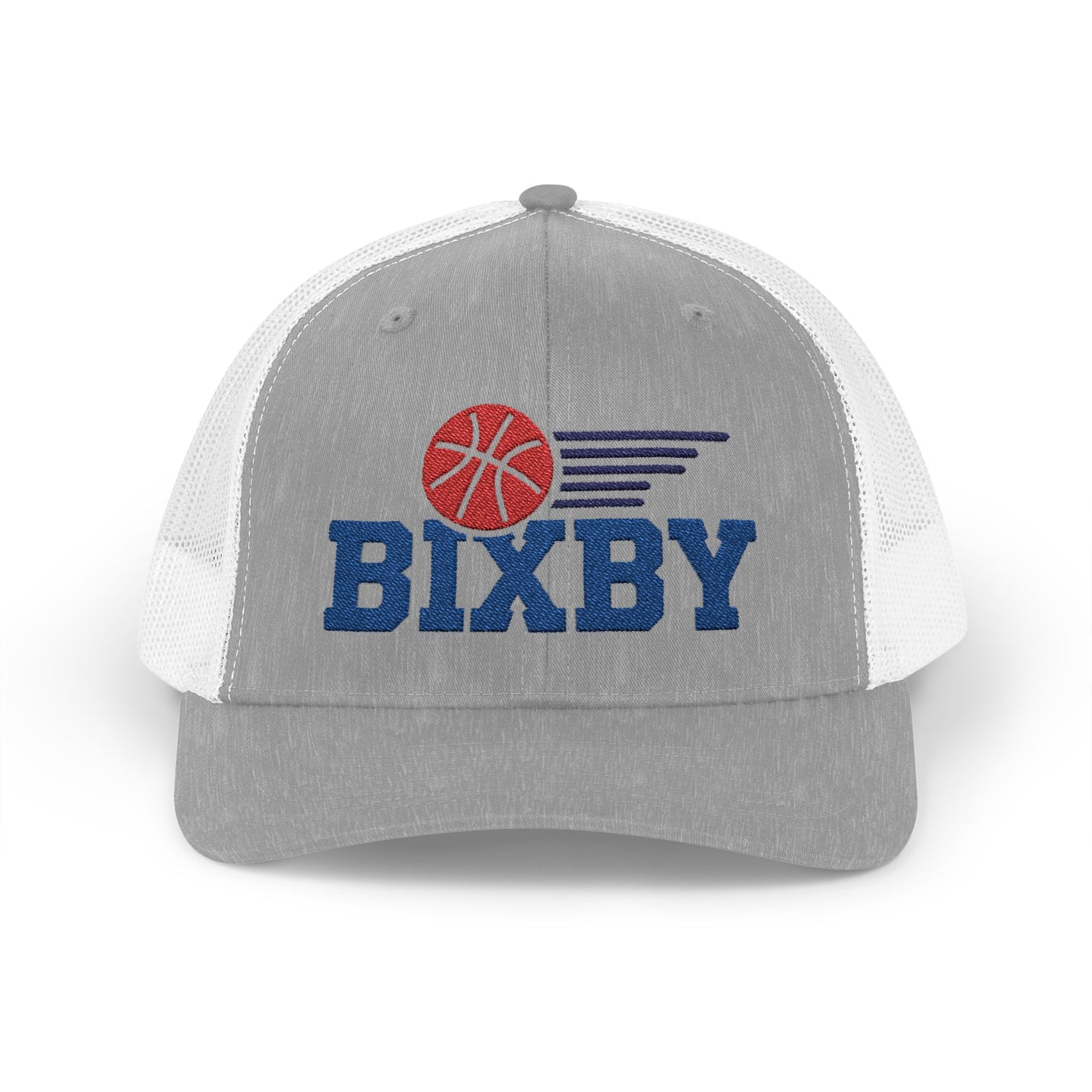 Bixby Spartans Basketball Embroidered Trucker Snapback