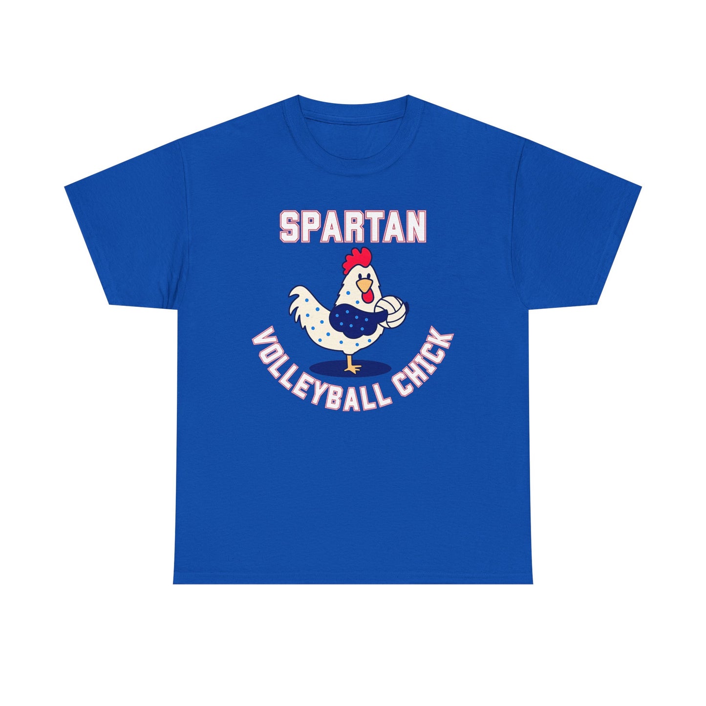Bixby Spartan Volleyball Chick Gildan Tee