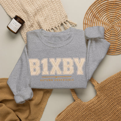 Bixby Spartans Soft Neutral Logo Pullover Sweatshirt