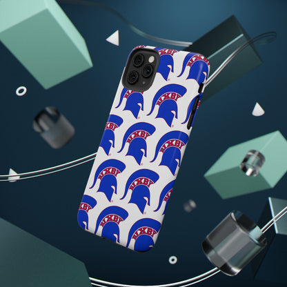 Bixby Spartan Blue Logo Impact Resistant iPhone Case