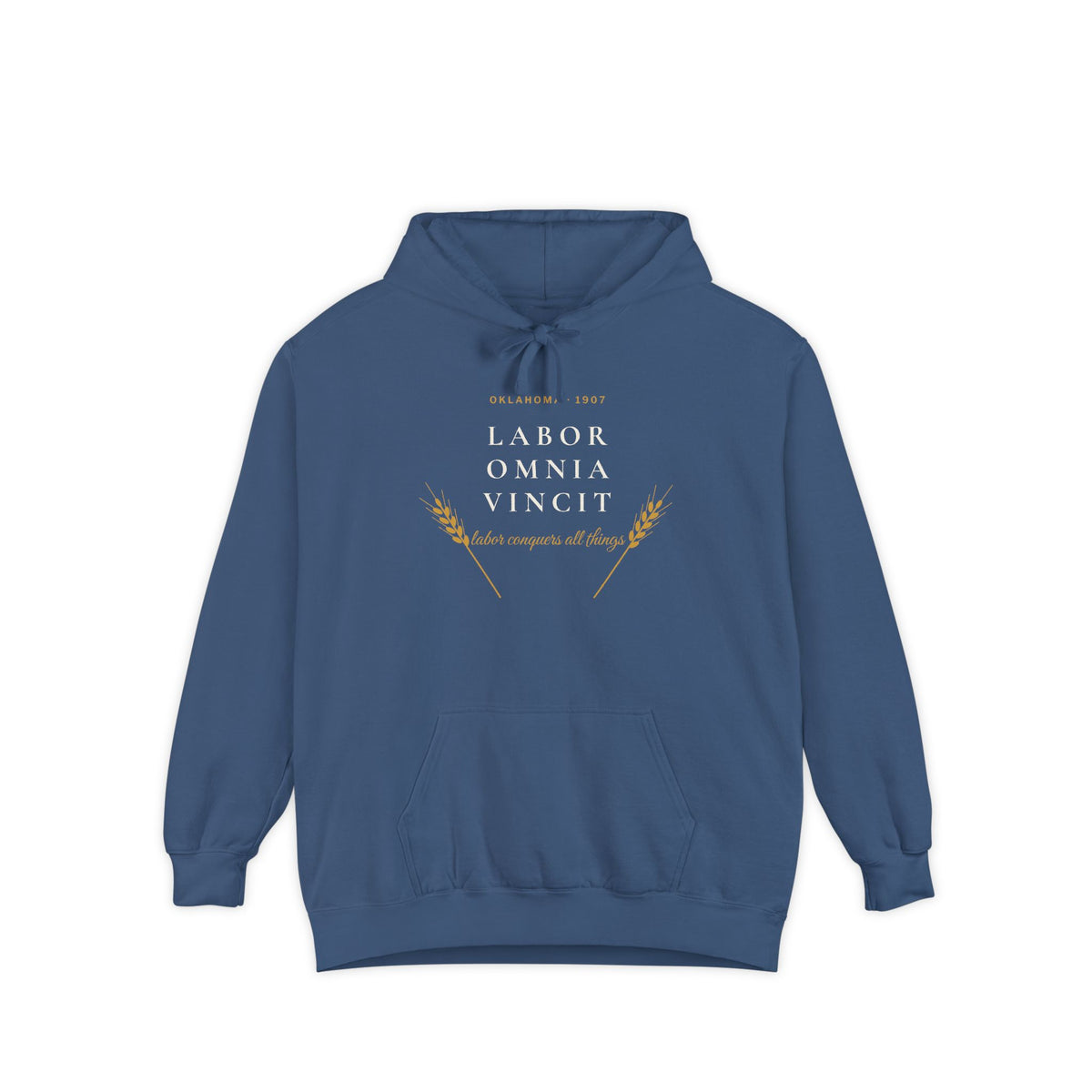 Labor Omnia Vincit Oklahoma Hoodie | Comfort Colors