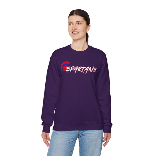 Spartans Red Logo Gildan Sweatshirt