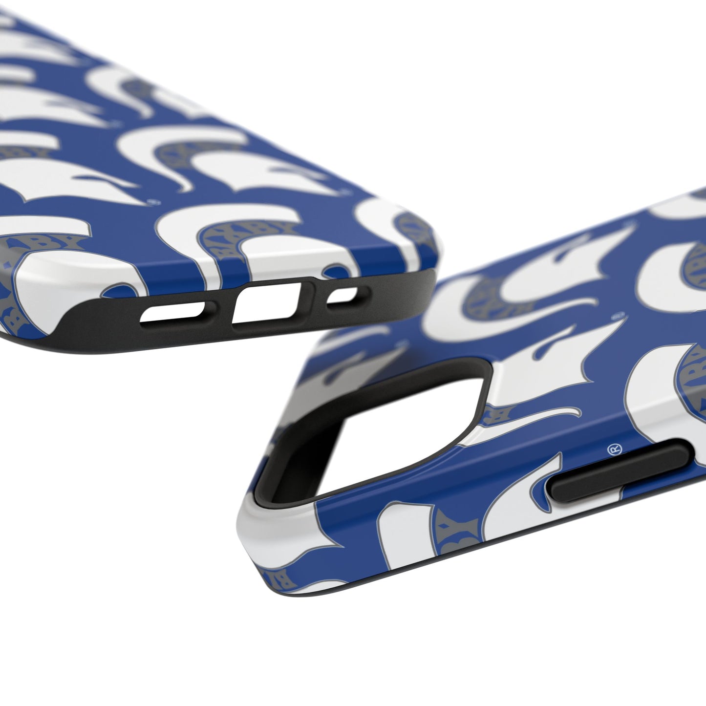 Bixby Spartan White Logo Impact Resistant iPhone Case