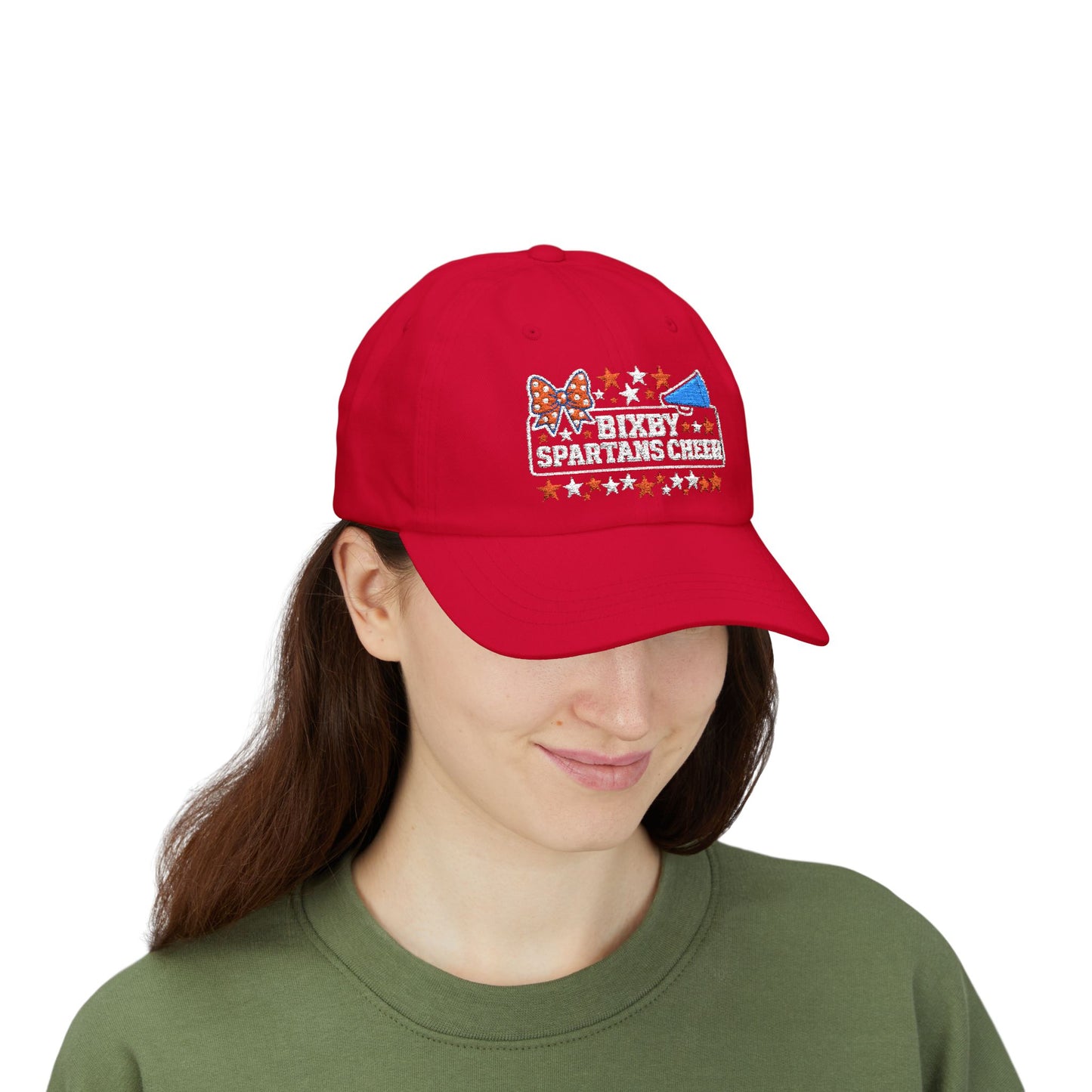 Bixby Spartans Cheer Embroidered Classic Ballcap