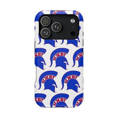 Bixby Spartan Blue Logo Impact Resistant iPhone Case