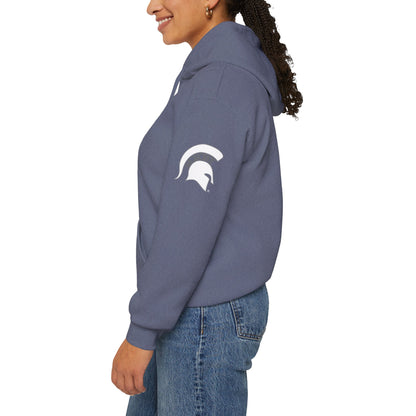 Bixby Spartans 'B' Logo With Sleeve Spartan Hoodie